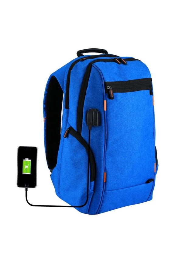 Waterproof USB charging backpack,22 inch