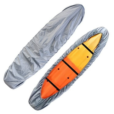 Waterproof UV-Proof Kayak Cover Heavy Duty Dustproof Canoe Cover for Outdoor Storage