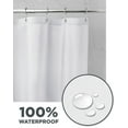 thumbnail image 1 of Waterproof Ultimate Shield Solid White Fabric Shower Curtain Liner, 70" x 72"-Better Homes & Gardens, 1 of 6