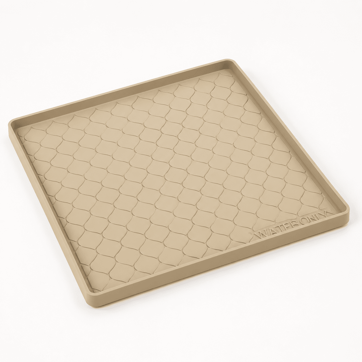 Waterproof Under Sink Mat 19" X Silicone Beige - Walmart.com