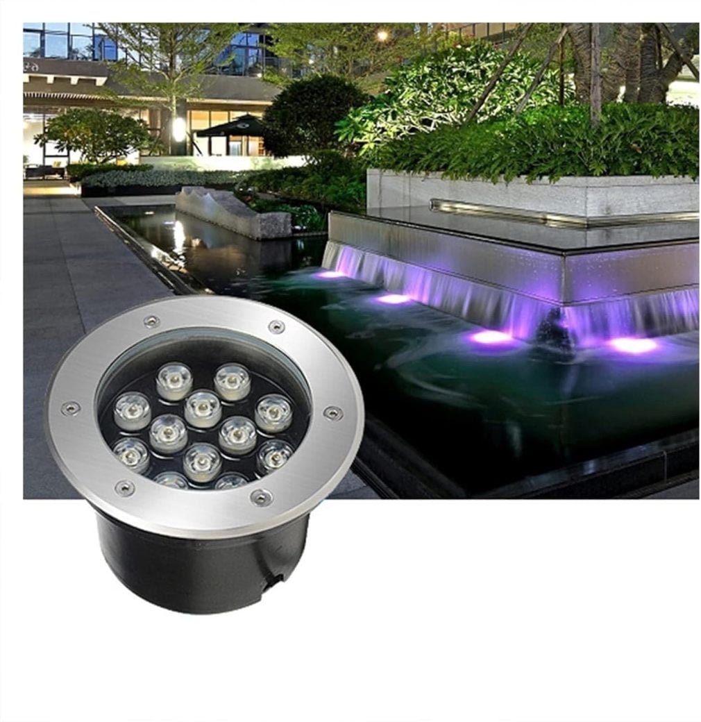 Waterproof Underwater Light - Round Inground Led Lights - Recessed ...