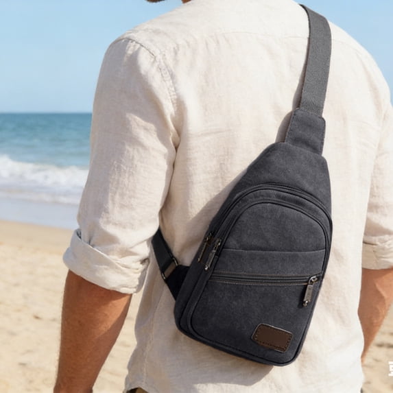 Waterproof Unisex Shoulder Crossbody Chest Bag, Multi-Function Carrier for Hiking Travel and Daily Use