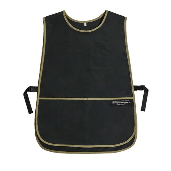 Waterproof Unisex Work Apron Ultralight Chef Waiter Work Overalls Apron for Women Men with Pockets Adjustable Buckle Design Hair Stylist Apron for Garden Cooking