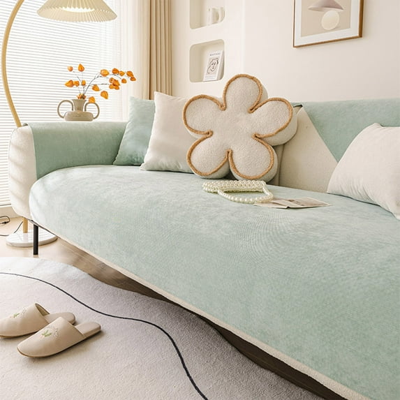 Waterproof & Urine Proof Sofa Cushion Cover | Non-Slip, Dirt & Cat Claw Resistant | Easy Clean Polyester Spandex Fabric | 70x50cm