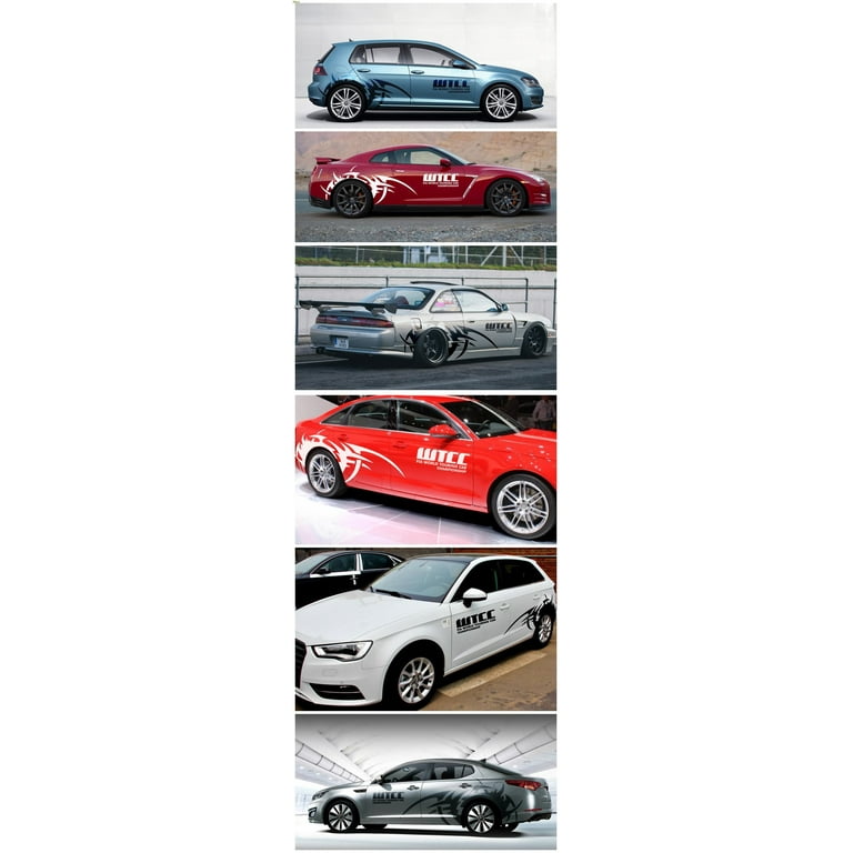Pair Audi A5 Car Styling Vinyl Auto Car Sticker for Audi Door Side