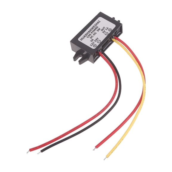Waterproof Voltages Reduction Module Power Converter DC24-12V to 3V1A Car Power Conversion Adapter Cable