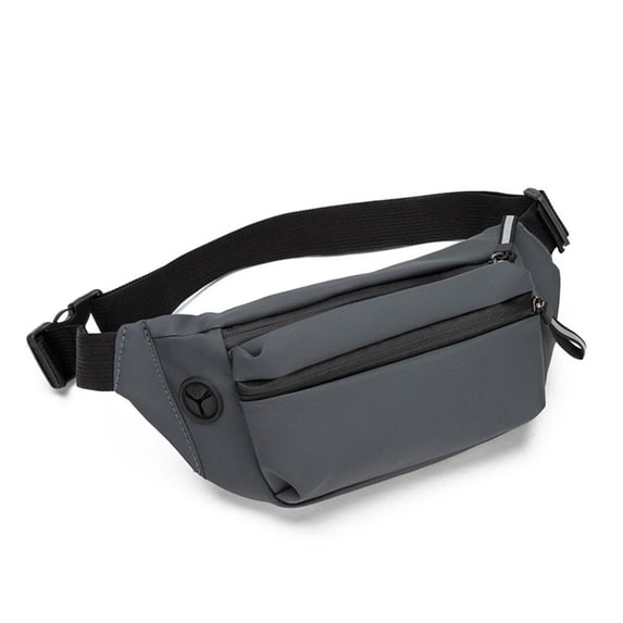 Waterproof Waist Bag Chest Pack 11.8in Adjustable Crossbody Bag For Men Women Travel Outdoor Multipurpose Fanny Pack With Headphone Jack