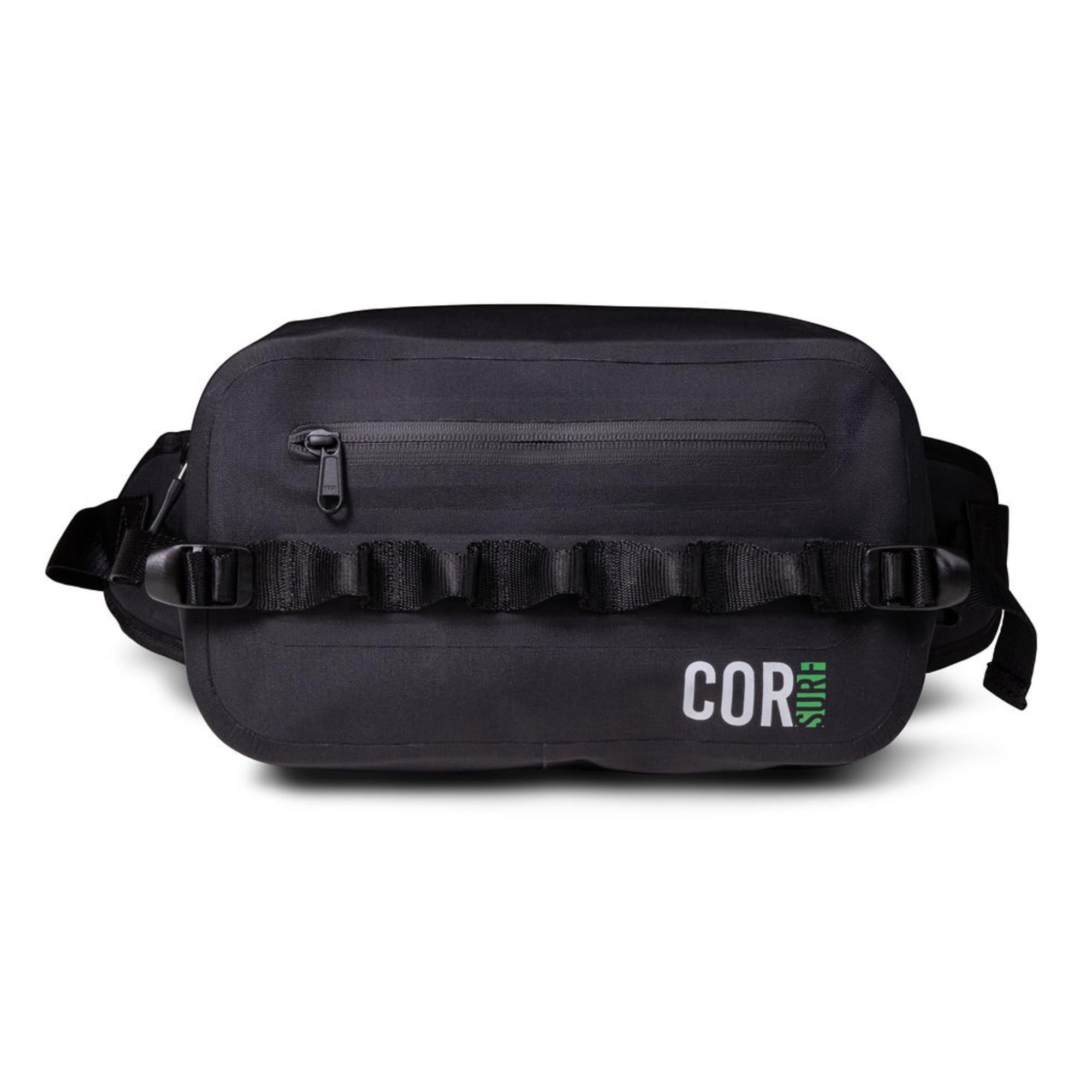 Waterproof Waist Pack 2.5L | Waterproof Belt Bag with Wide, Comfortable Waist Strap, Floating Waterproof Fanny Pack for Travel, Fly Fishing, Beach, Swimming, Paddleboarding, Kayaking (Black)