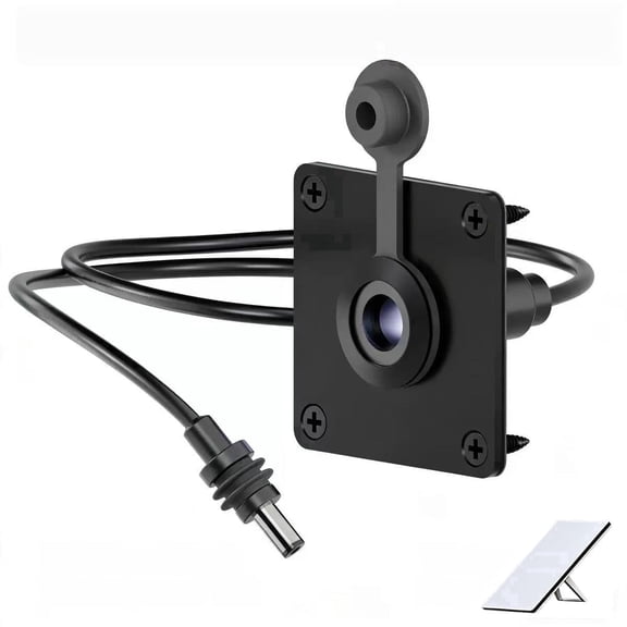 Waterproof Wall Socket Passthrough for Starlink Mini, Aluminum DC 5.5 x 2.1 Female Power Connector Outlet/Port – Perfect for RV Campervan, Caravan, Motorhome, Battery Box