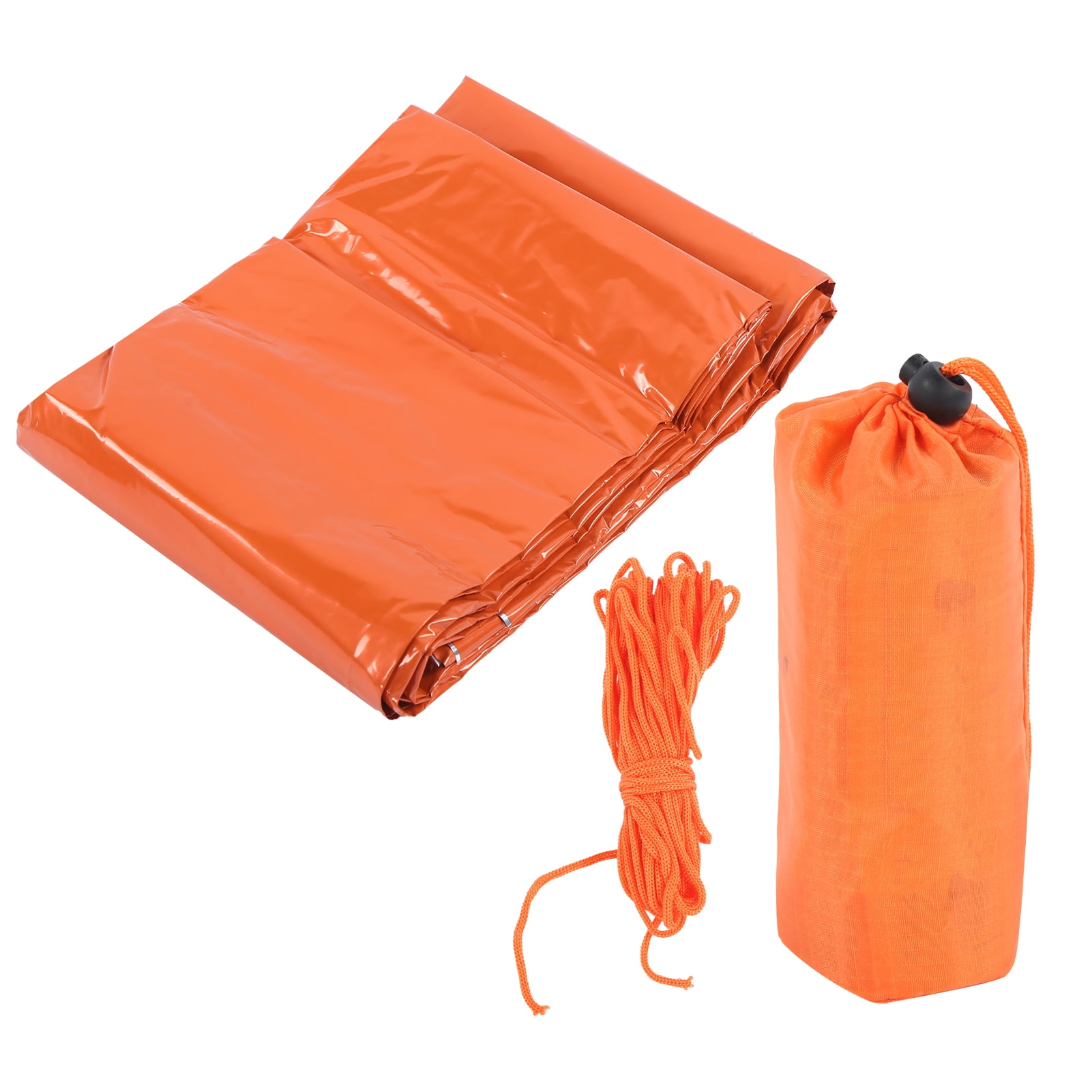 Waterproof & Warm, Orange Portable Shelter Emergency Outdoor Tent