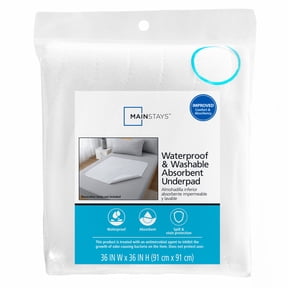 Mainstays Waterproof & Washable Absorbent Underpad, One Size