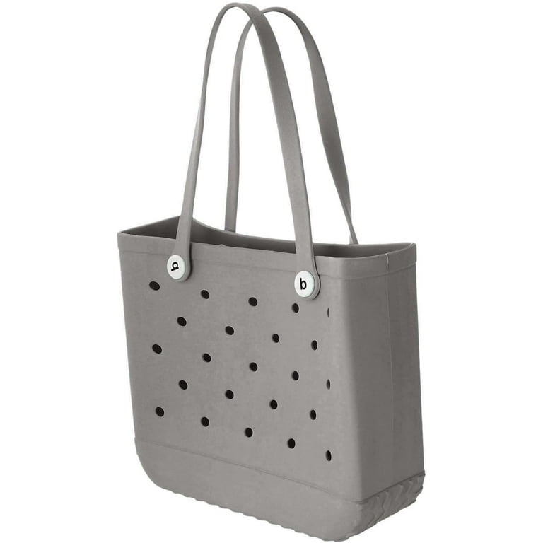 Waterproof Washable Beach Bag Storage Basket Open Hole Tote Bag Durable Open Tote Bag with Holes for Beach Sport Walmart