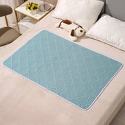 Waterproof Washable Bed Pad 47x31.5 Inch, Soft Breathable Protection Mat