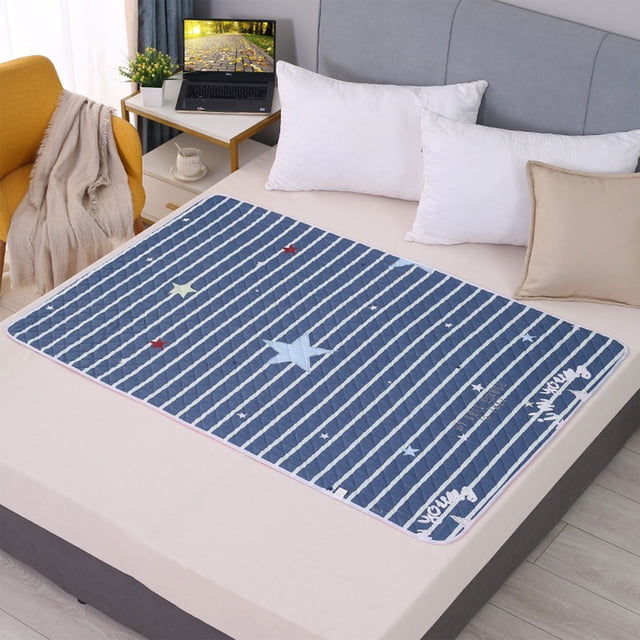 Waterproof Washable Bed Pad Reusable Underpad for Incontinence, Hospital Grade Quilted Mattress Protector Cover, Absorbent Pads for Adults, Elderly, Pets, Crib, Travel