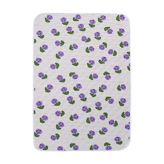 Waterproof Washable Underpad for Care Needs, Large Absorbent Pad with Non-Slip Bottom, Multi-Layer Protection with Cotton Surface, Reusable Bed Pad for Home Care Use