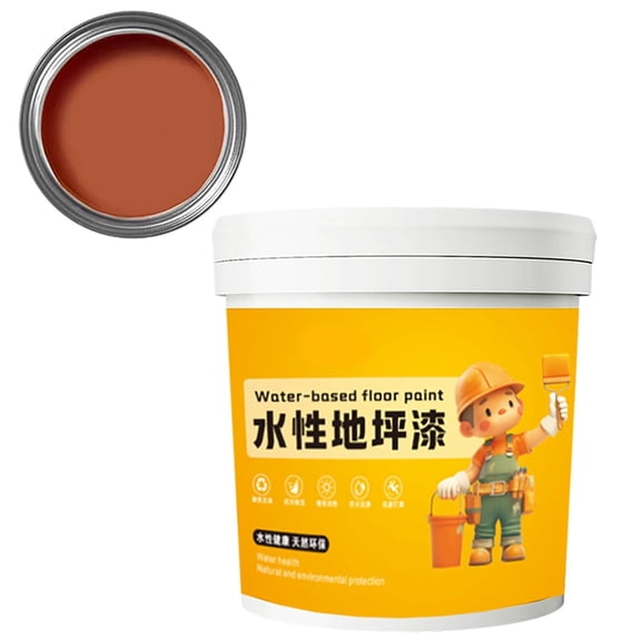 Waterproof Water-Based Epoxy Floor Paint - Waterproof Water-Based Epoxy Floor Paint, Quick-Dry Anti-Slip Water-Based Floor Paint, Water-Based Garage Floor Paint Epoxy Floor Paint