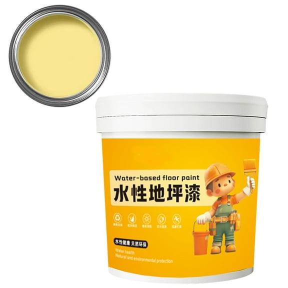 Waterproof Water-Based Epoxy Floor Paint - Waterproof Water-Based Epoxy Floor Paint, Quick-Dry Anti-Slip Water-Based Floor Paint, Water-Based Garage Floor Paint Epoxy Floor Paint