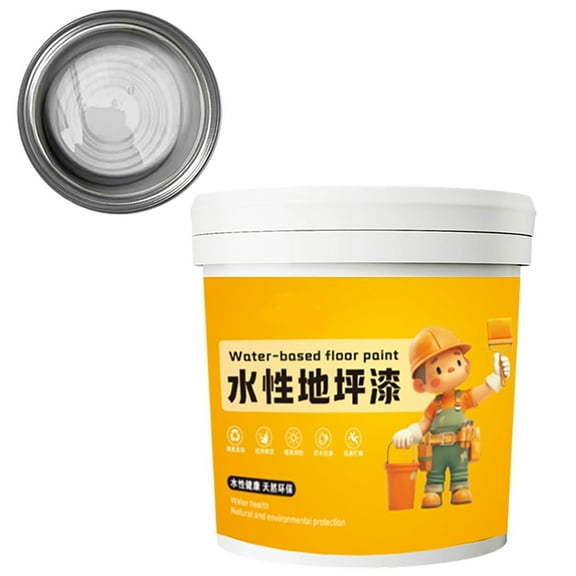 Waterproof Water-Based Epoxy Floor Paint - Waterproof Water-Based Epoxy Floor Paint, Quick-Dry Anti-Slip Water-Based Floor Paint, Water-Based Garage Floor Paint Epoxy Floor Paint