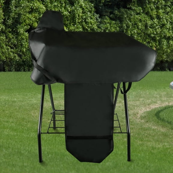 Waterproof Western Horse Saddle Cover with Elastic Straps to Securely Attach Each Corners and Fenders - Fits Most Full-Size Western Saddle