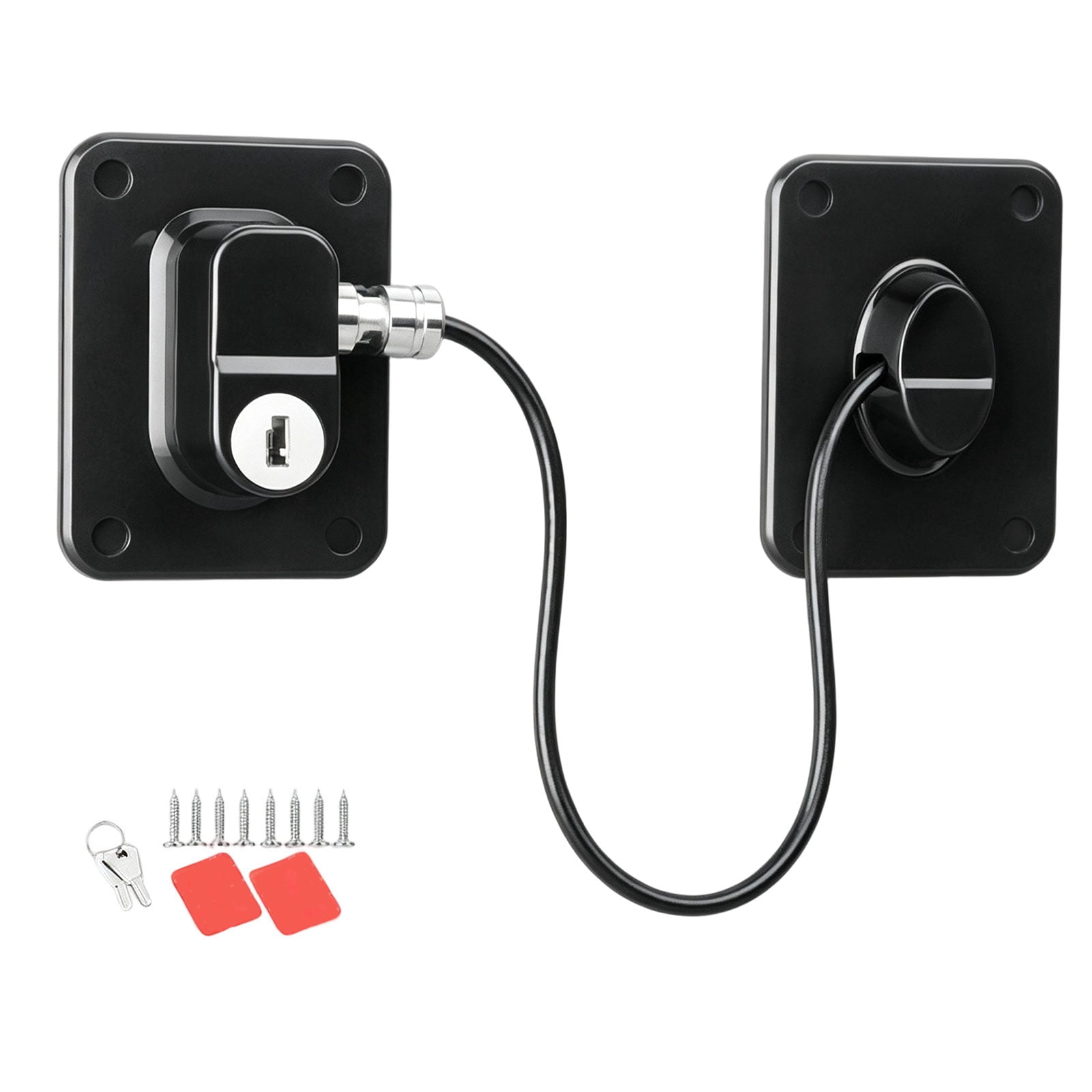 Rustless Metal Waterproof Wheelie Bin Security Lock with Rustless Steel Rope, Drill ...