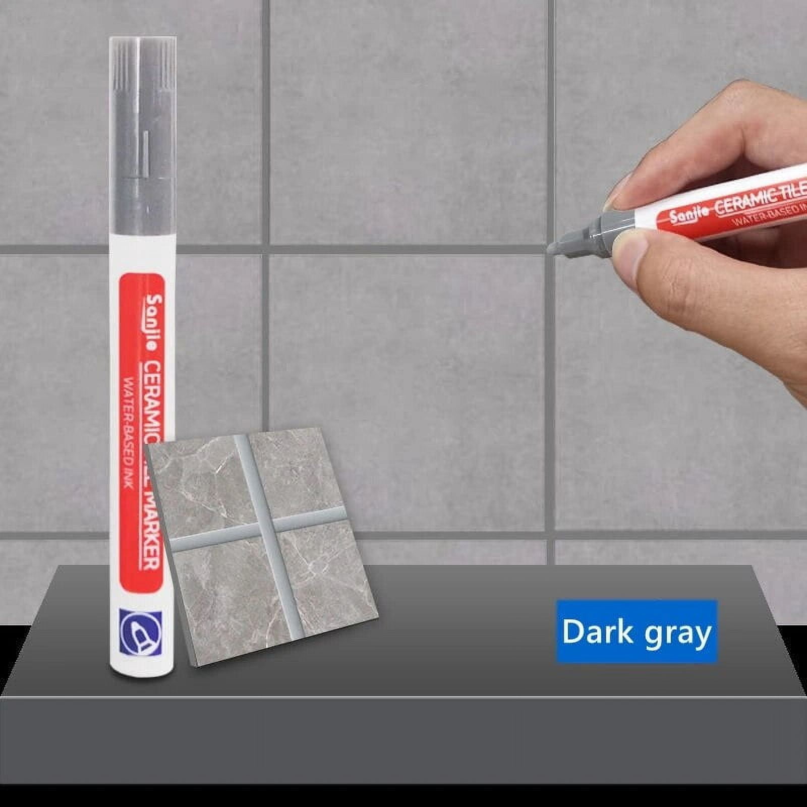 Waterproof White Grout Tile Pen Wall Grout Restorer Marker Pen for ...