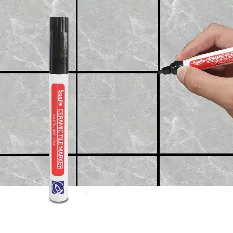 Waterproof White Marker Pen Permanent Repair Tiles Grout Markers Pens
