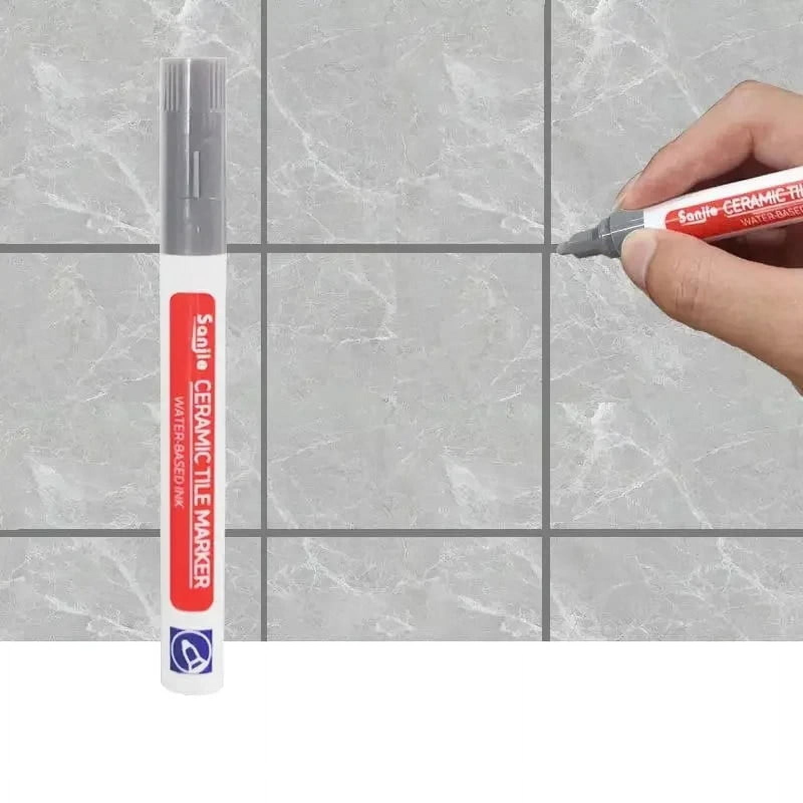Waterproof White Marker Pen Permanent Repair Tiles Grout Markers Pens ...
