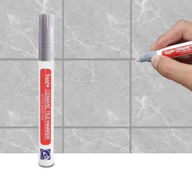 Waterproof White Marker Pen Permanent Repair Tiles Grout Markers Pens