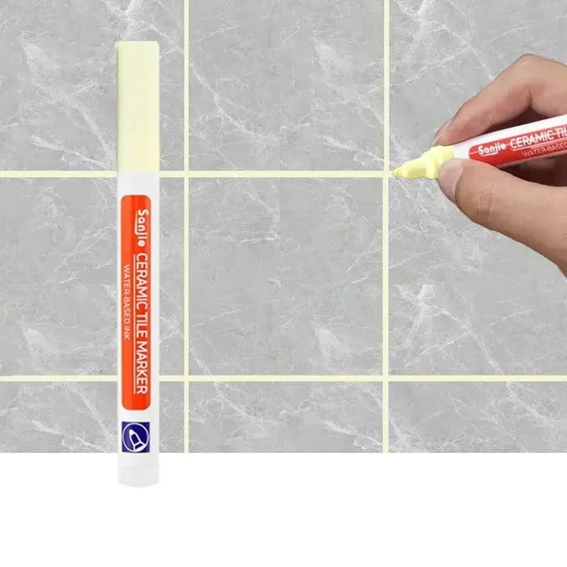 Waterproof White Marker Pen Permanent Repair Tiles Grout Markers Pens