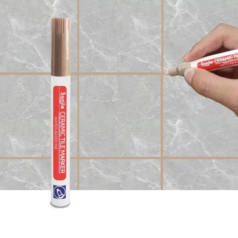 Waterproof White Marker Pen Permanent Repair Tiles Grout Markers Pens