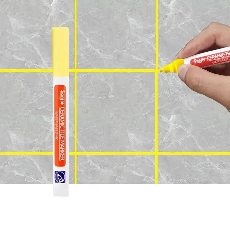 Waterproof White Marker Pen Permanent Repair Tiles Grout Markers Pens ...