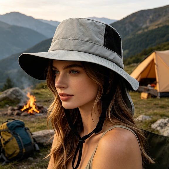 Waterproof Wide Brim Sun Hat for Surfing and Fishing Outdoor UV Protection Bucket Hat