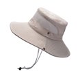 thumbnail image 1 of Waterproof Wide Brim Sun Hat with Adjustable Chin Strap for Outdoor Activities, Hiking, Fishing, and Travel, 1 of 3