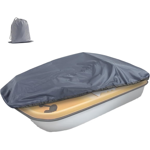 Waterproof, Windproof, Durable, Heavy-duty Paddle Boat Cover, Ideally Used for Peddle, Pelican, Sun Dolphin Boat, Pedal Boats for Lake, and Paddle Covers for Outdoor Storage