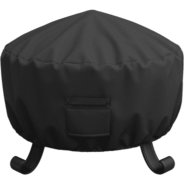 Waterproof and Windproof Fire Pit Cover for 36 Inch Round Fire Pit, Compatible with Bali Outdoors, Sunnydaze, YAHEETECH and More 30-36" Wood Burning Fire Pit, 36D x 24H