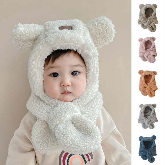 Waterproof &Windproof Winter Baby Beanie Fleece Lined Kids Bomber Hat Earflap Warm Hat for Boys Girls