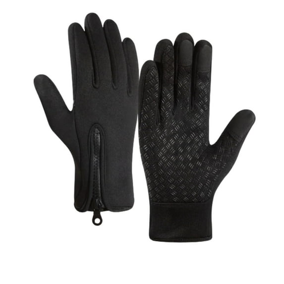 Waterproof and Windproof Winter Gloves for Skating and Sports, Thermal Non-Slip Gloves with Touchscreen Function for Men and Women in Cold Weather (Size XL)