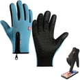 thumbnail image 1 of Waterproof & Windproof Winter Gloves, Thermal Non-Slip Gloves with Touch Screen Fingers & Windproof Liner for Men Women, for Running Cycling Driving, 1 of 8