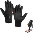 thumbnail image 1 of Waterproof & Windproof Winter Gloves, Thermal Non-Slip Gloves with Touch Screen Fingers & Windproof Liner for Men Women, for Running Cycling Driving, 1 of 8