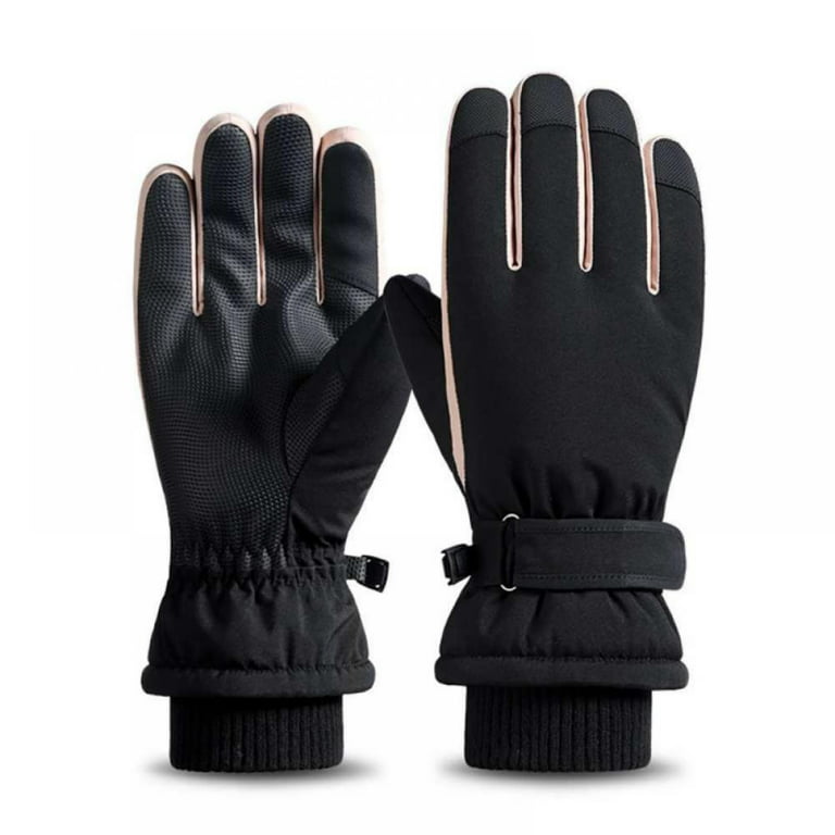 Waterproof & Windproof Winter Gloves for Women, Touchscreen Thermal Gloves  for Cold Weather, Ski Snowboard Work Gloves 