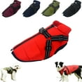 thumbnail image 1 of Waterproof Winter Dog Jacket with Built-In Harness, 3 in 1 Winter Jacket for Dogs, Adjustable Waterproof Windproof Warm Vest Zip-Up Cold Weather Coats for Small Medium Large Dogs Cats, 1 of 10