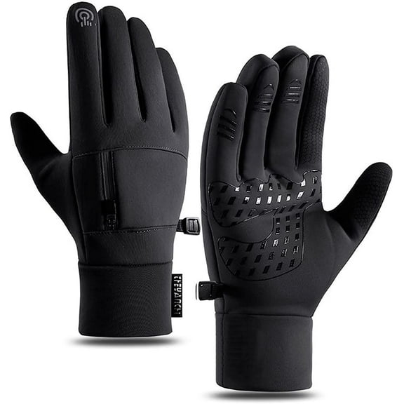 Waterproof Winter Gloves Outdoors Warm Fingers Touch Screen Gloves -30℉ Super Soft and Warm Glove for Men Skiing,Outdoor