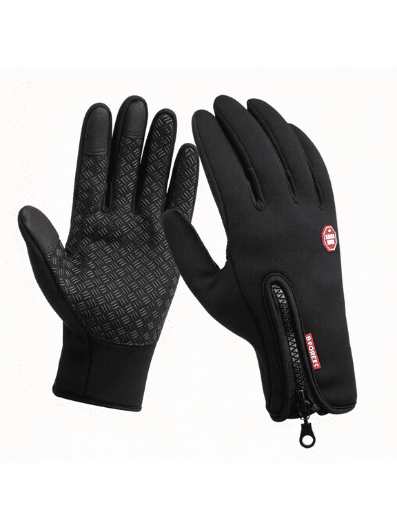 Waterproof Winter Gloves Thermal Insulated Work Gloves with Touchscreen Fingers & Anti-Slip Grip for Men, Women, Outdoor Work & Cold Weather-L code