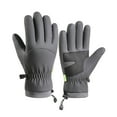 thumbnail image 1 of Waterproof Winter Gloves for Men Warm, Ant-Slip Ski Snow Cycling Running Cold Weather Long Fleece Lining, 1 of 7