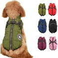 thumbnail image 1 of Waterproof Winter Jacket with Built-in Harness,Fleece Dog Vest,Waterproof Windproof Winter Warm Coats Jacket for All Dogs/Cats, 1 of 5