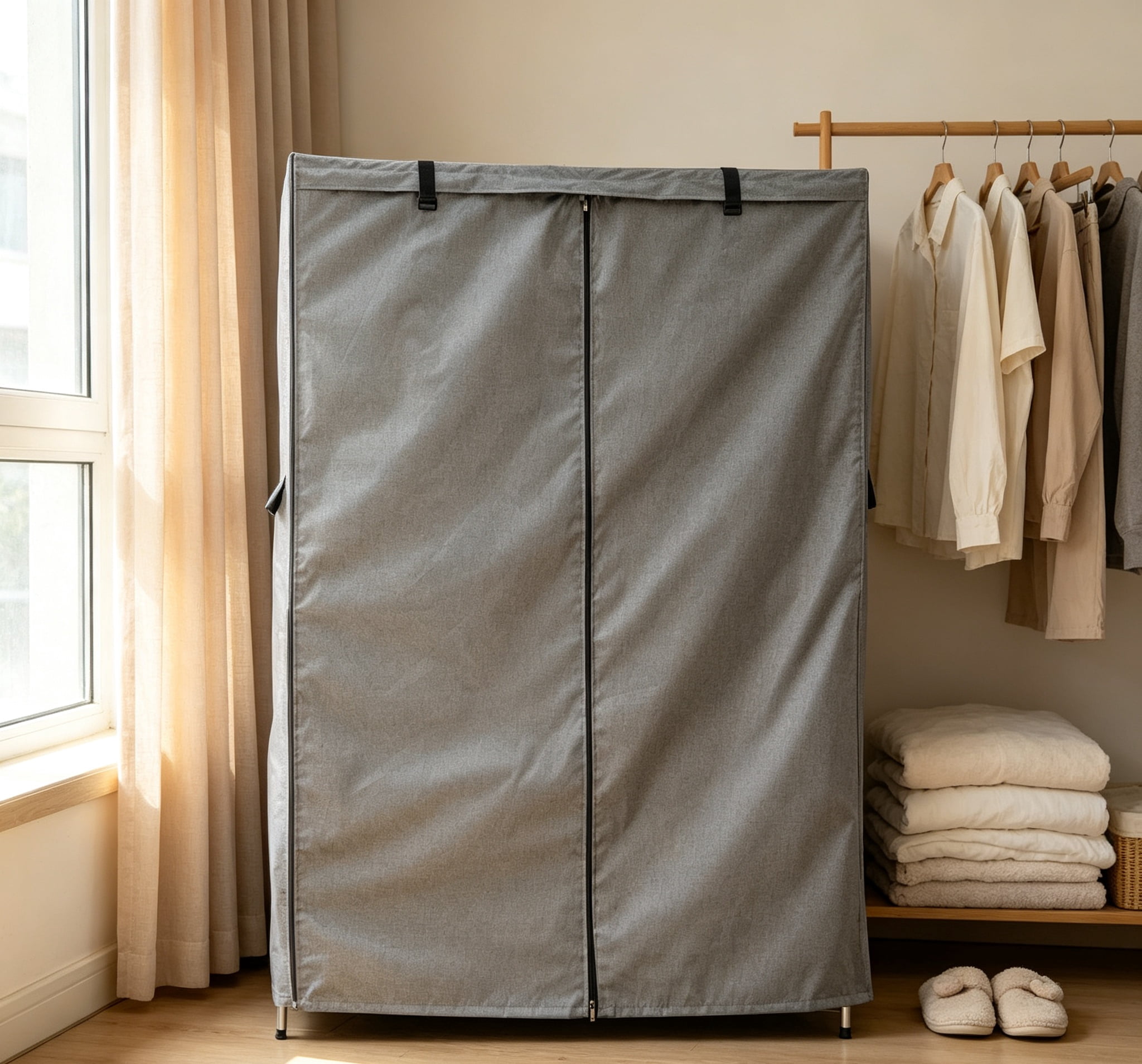 Apparel Wire Racks Waterproof Wire Shelving Cover – 600D Heavy-Duty Protector with See ...