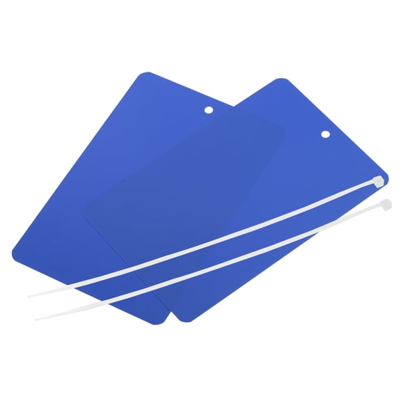 Waterproof Wires Plastic Shipping Tags for Product Identification, 3.2 x 5 Inch Blue 50Packs with Rope