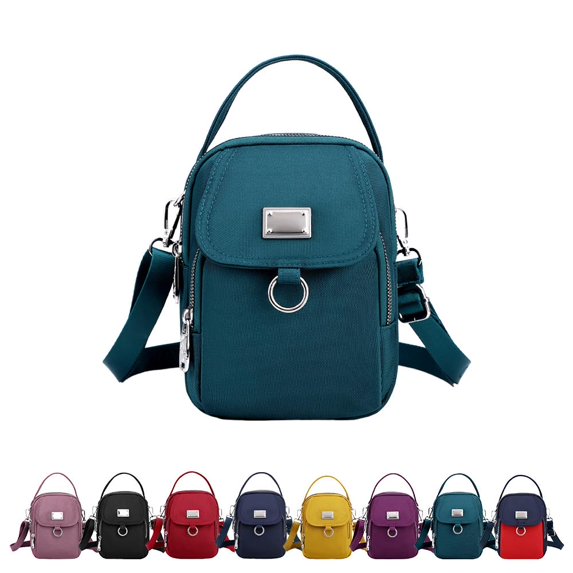Waterproof Women Crossbody Bag - Elegant Oxford Shoulder Bag with Multi-Pocket for Work