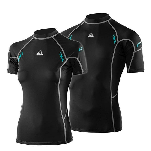 Waterproof Womens R30 Short Sleeve Rash Guard, X-Small-Small (X-Small-Small)