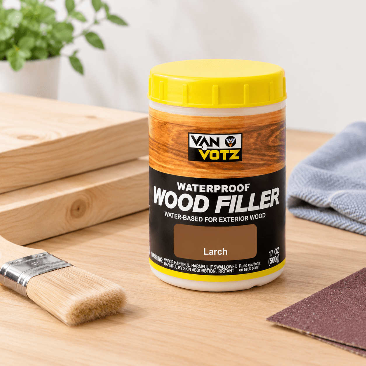 Waterproof Wood Filler [half-pint Larch] - Exterior Grade Repair In ...